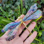 AuraCrafts – Mystischer Drachenflieger aus Tourmalin und Kyanit