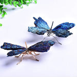 AuraCrafts – Mystischer Drachenflieger aus Tourmalin und Kyanit