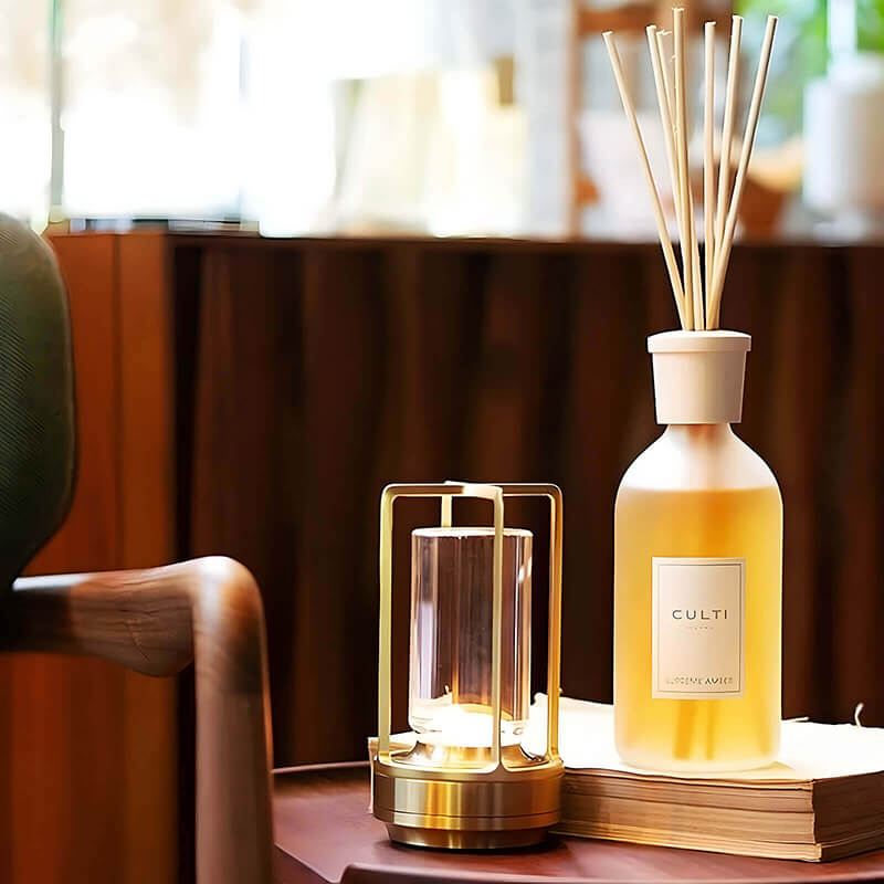 Elegant Wireless Crystal Glass Table Lamp with Touch Control
