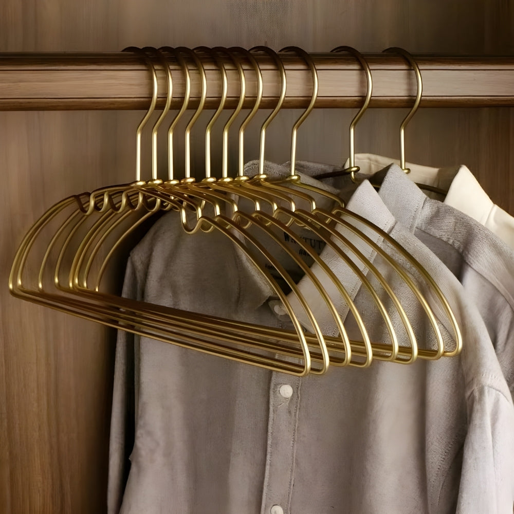 Elegante Metall-Kleiderbügel im 5er Set für Ordnung