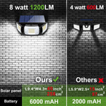 Sichere Außenbeleuchtung | Drei verstellbare Lampen | Flexible Betriebsmodi