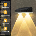 Solarlampe für den Außenbereich | Wetterfest | Mehrere Lichtmodi