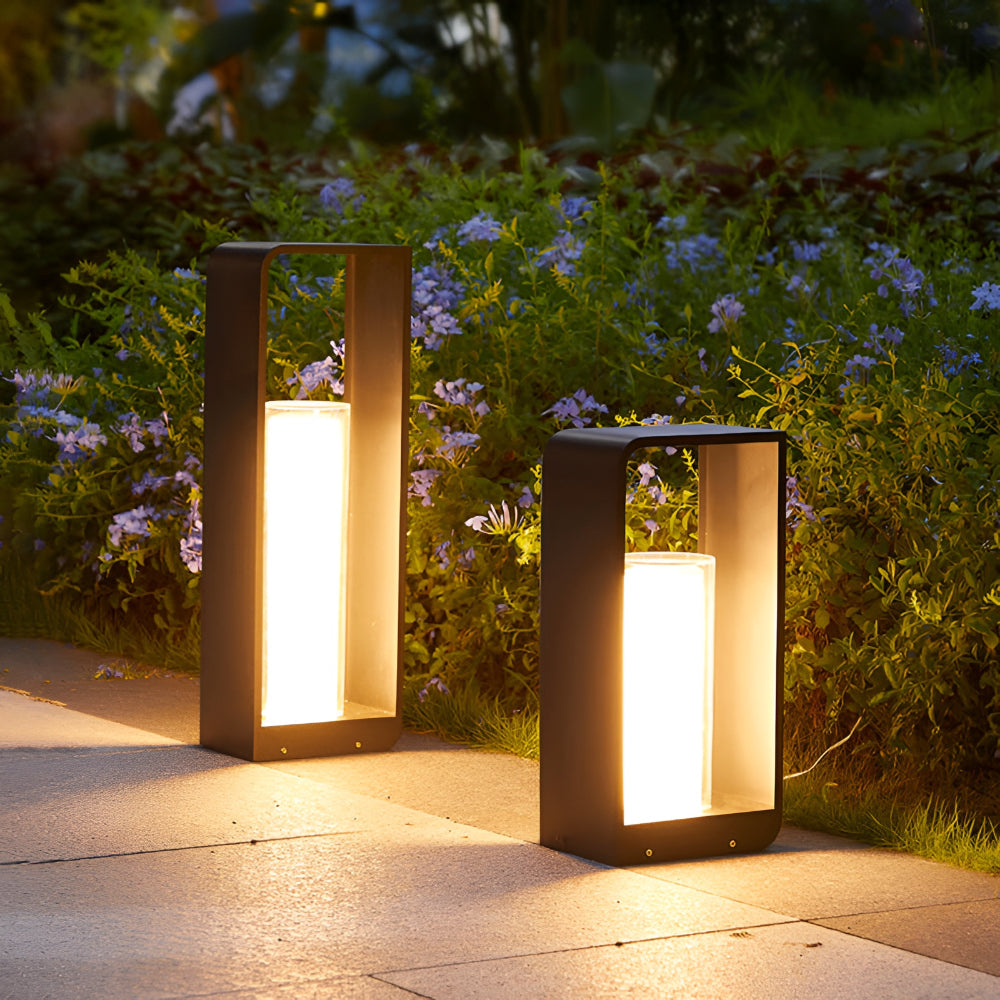 Moderne LED Außenleuchte für Garten und Terrasse