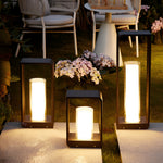 Moderne LED Außenleuchte für Garten und Terrasse