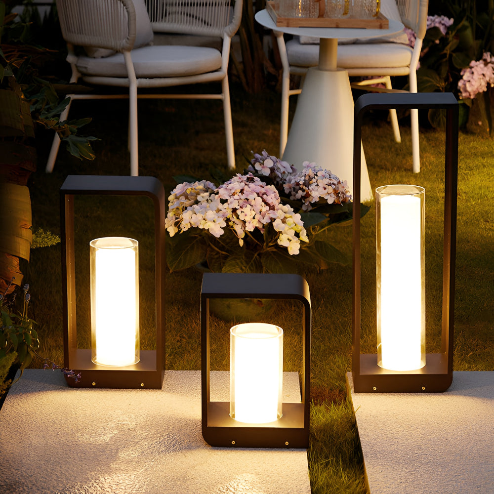 Moderne LED Außenleuchte für Garten und Terrasse