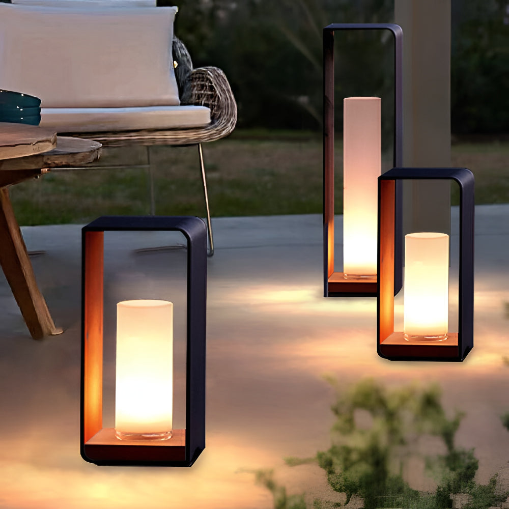 Moderne LED Außenleuchte für Garten und Terrasse