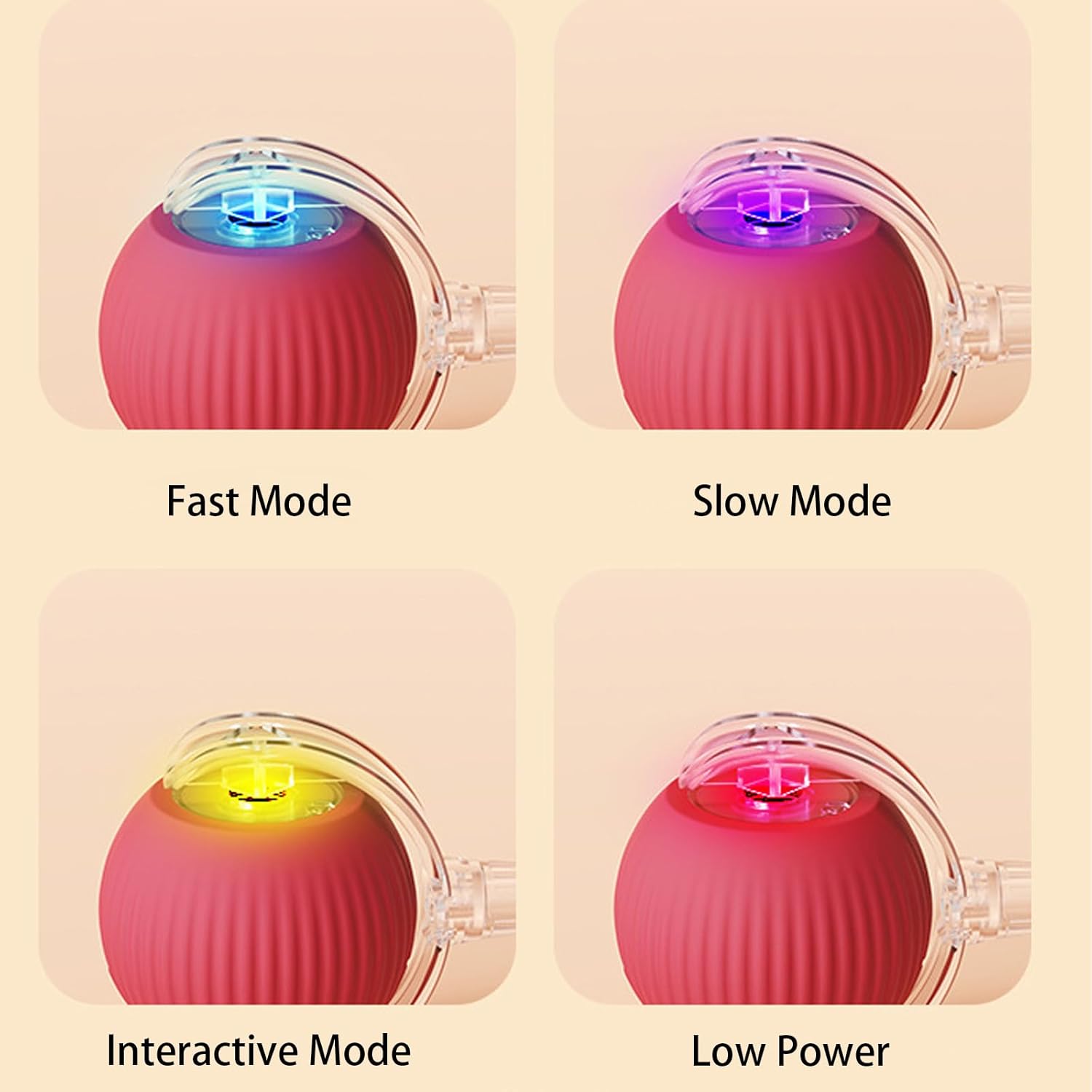Interaktiver Spielball für Haustiere – Immer in Bewegung