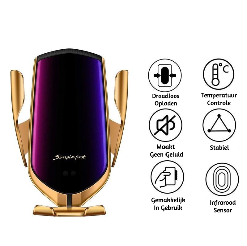 Automatischer Smartphone-Halter mit Ladefunktion