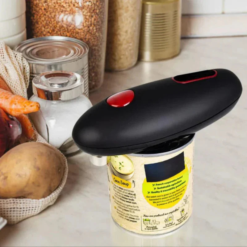 Powerful One-Touch Can Opener – Your Kitchen Helper for Effortless Opening