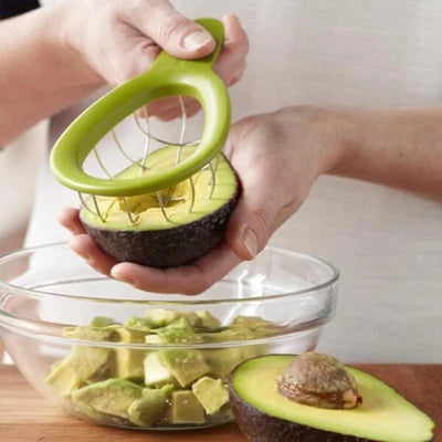 Avocado-Würfelschneider für perfekte Stücke