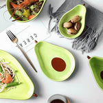 Fröhliches Avocado-Geschirrset | GrünErlebnis