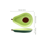 Fröhliches Avocado-Geschirrset | GrünErlebnis