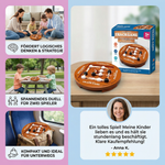 Logikspiel für Kinder und Familie – Drehbares Schach und 4-Gewinnt