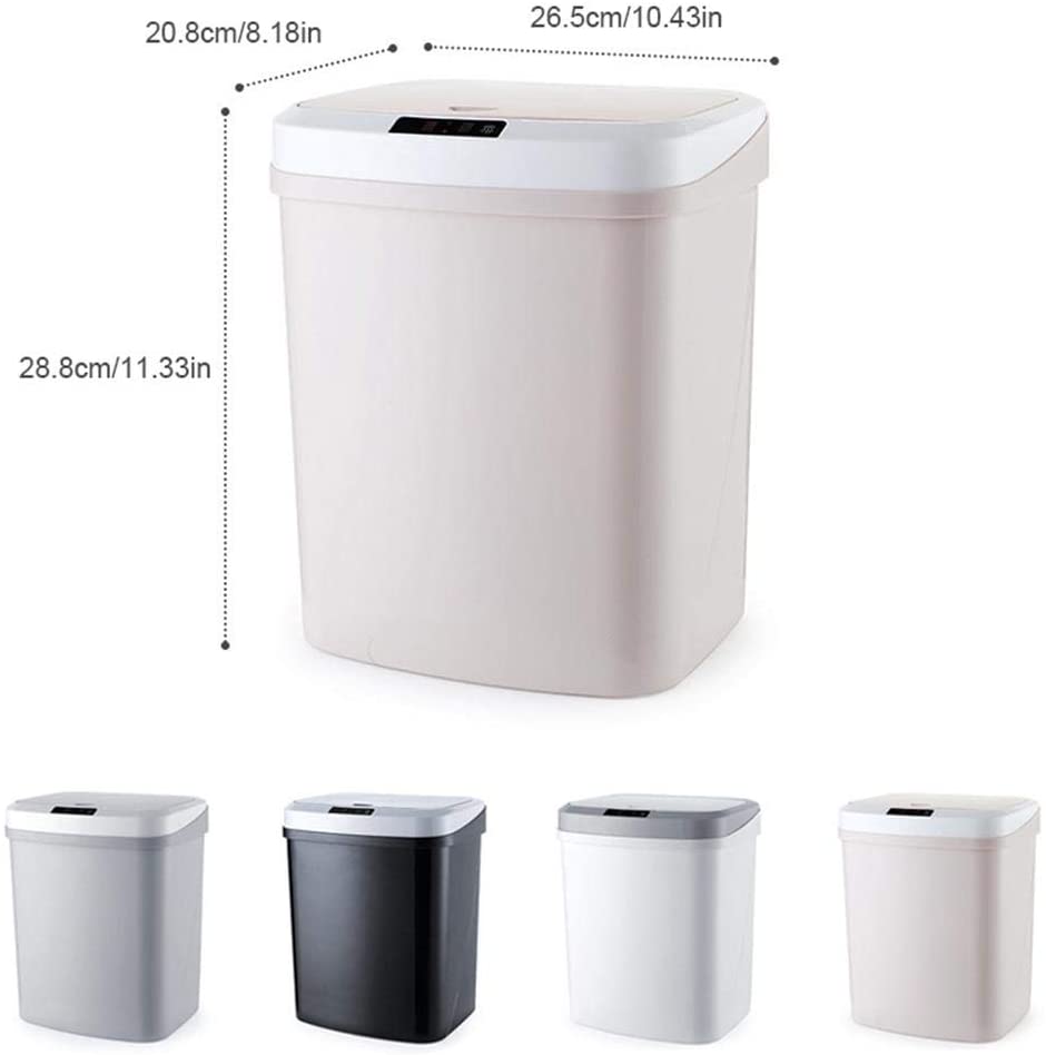 Automatischer Sensor Mülleimer – 15L – Berührungslos & Leise – Für Küche oder Wohnzimmer