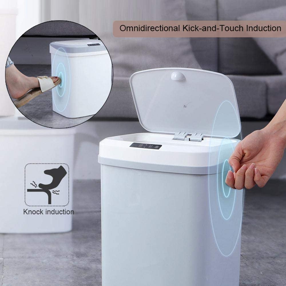 Automatischer Sensor Mülleimer – 15L – Berührungslos & Leise – Für Küche oder Wohnzimmer