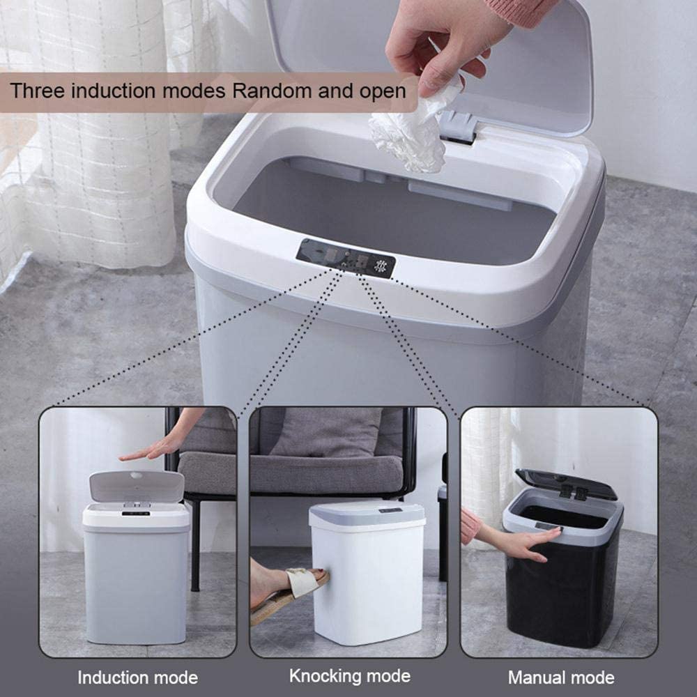 Automatischer Sensor Mülleimer – 15L – Berührungslos & Leise – Für Küche oder Wohnzimmer