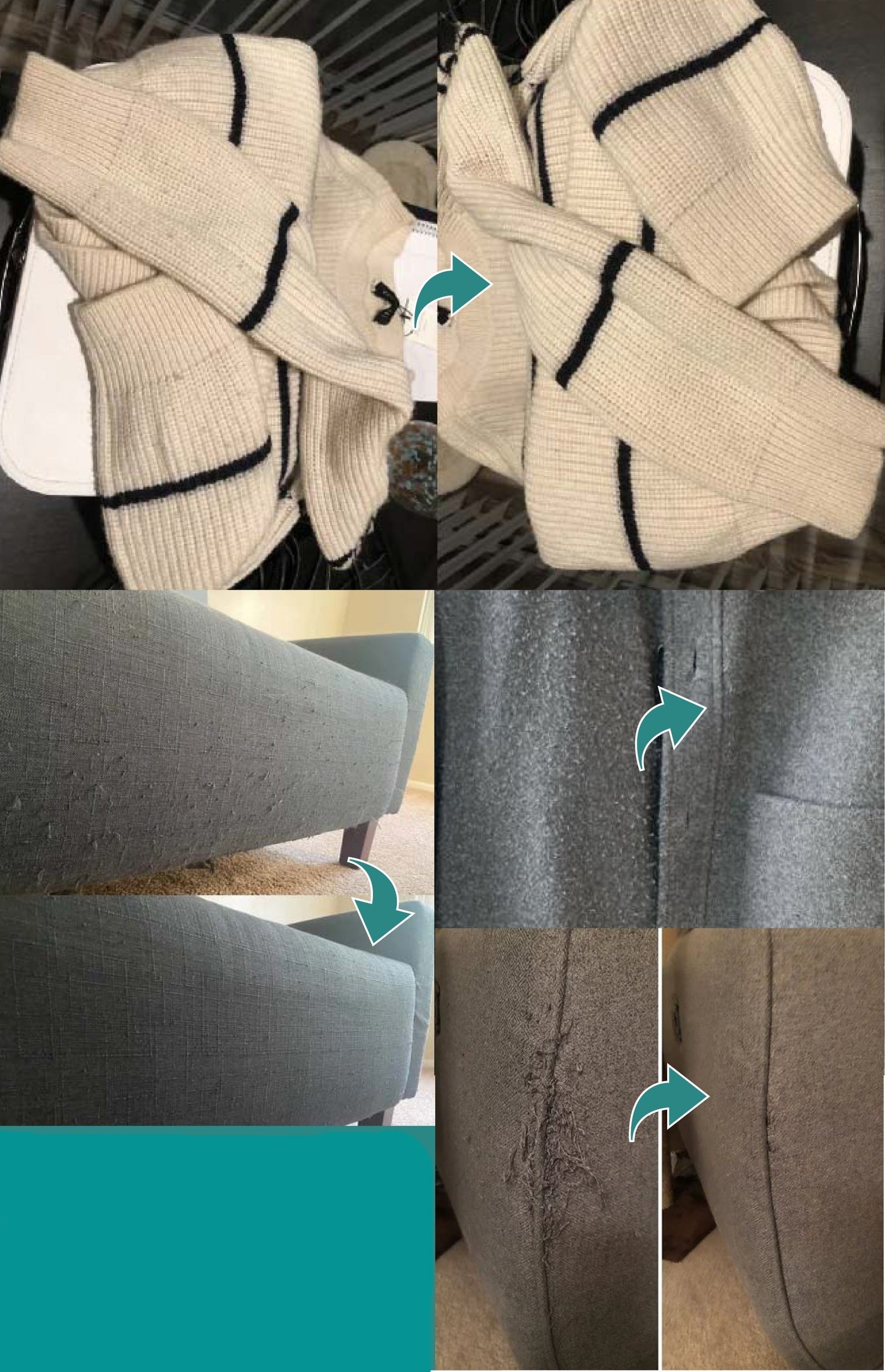 FusselFrei - Wiederaufladbarer Fusselentferner für Stoffe