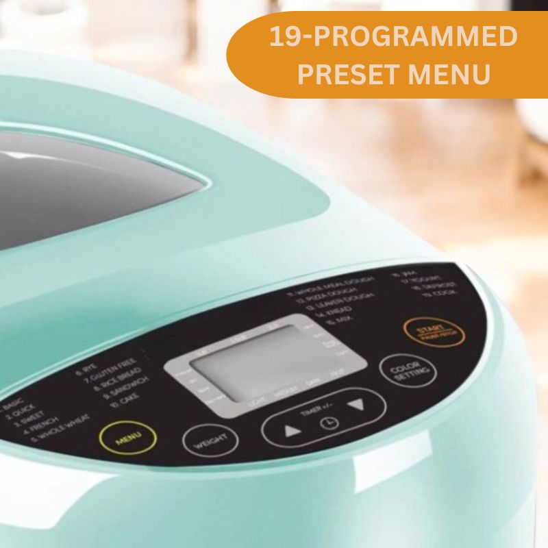 2 kg Brotbackautomat mit programmierbaren Funktionen