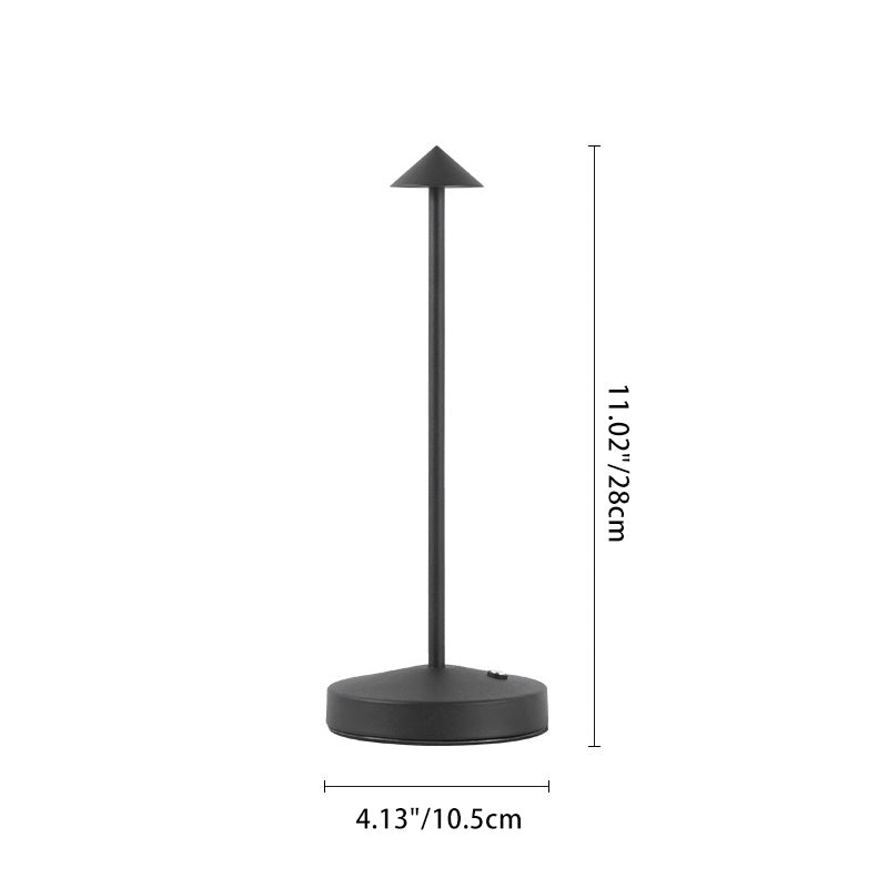 Elegante LED-Tischlampe aus Acryl und Eisen für stilvolle Räume