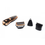 3-in-1 Trimmer ohne Kabel – Barttrimmer, Nasenhaarschneider und Rasierer