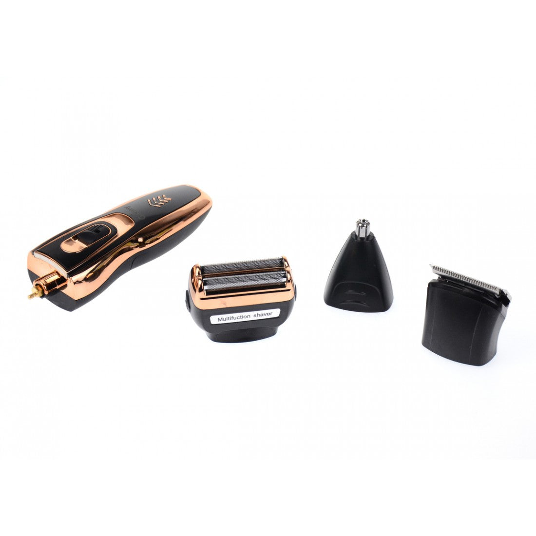3-in-1 Trimmer ohne Kabel – Barttrimmer, Nasenhaarschneider und Rasierer