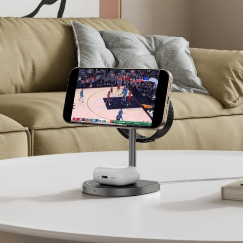 DynaCharge | 3-in-1 Kabelloses Ladegerät im Basketball-Stil