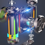 Relaxio | Robuster Metall Spinner zur Stressbewältigung