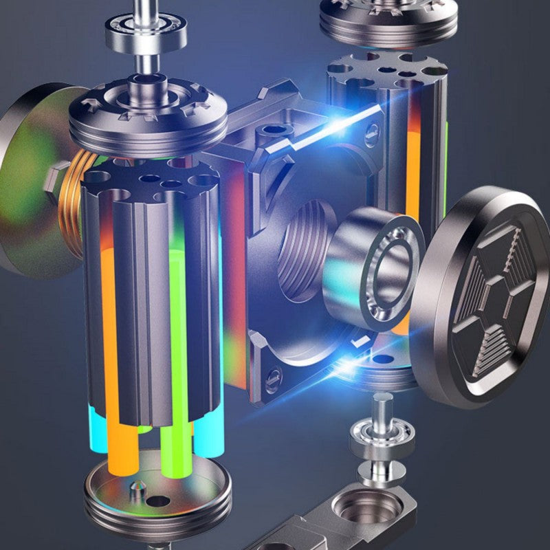 Relaxio | Robuster Metall Spinner zur Stressbewältigung