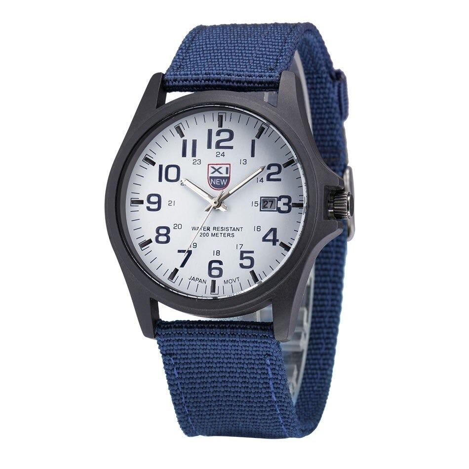 Robuste Armbanduhr für Outdoor-Enthusiasten – Militärstil
