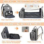 Multifunktionaler Baby-Rucksack - Stilvoll und Praktisch