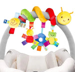 Aktivitätsspirale für Kinderwagen und Autositz – Bunter Greifbogen