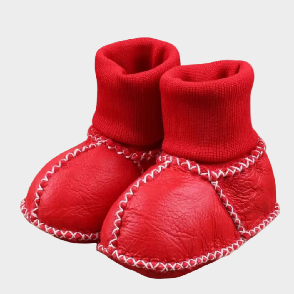 Kuschelige Lauflernschuhe für Babys im Winter