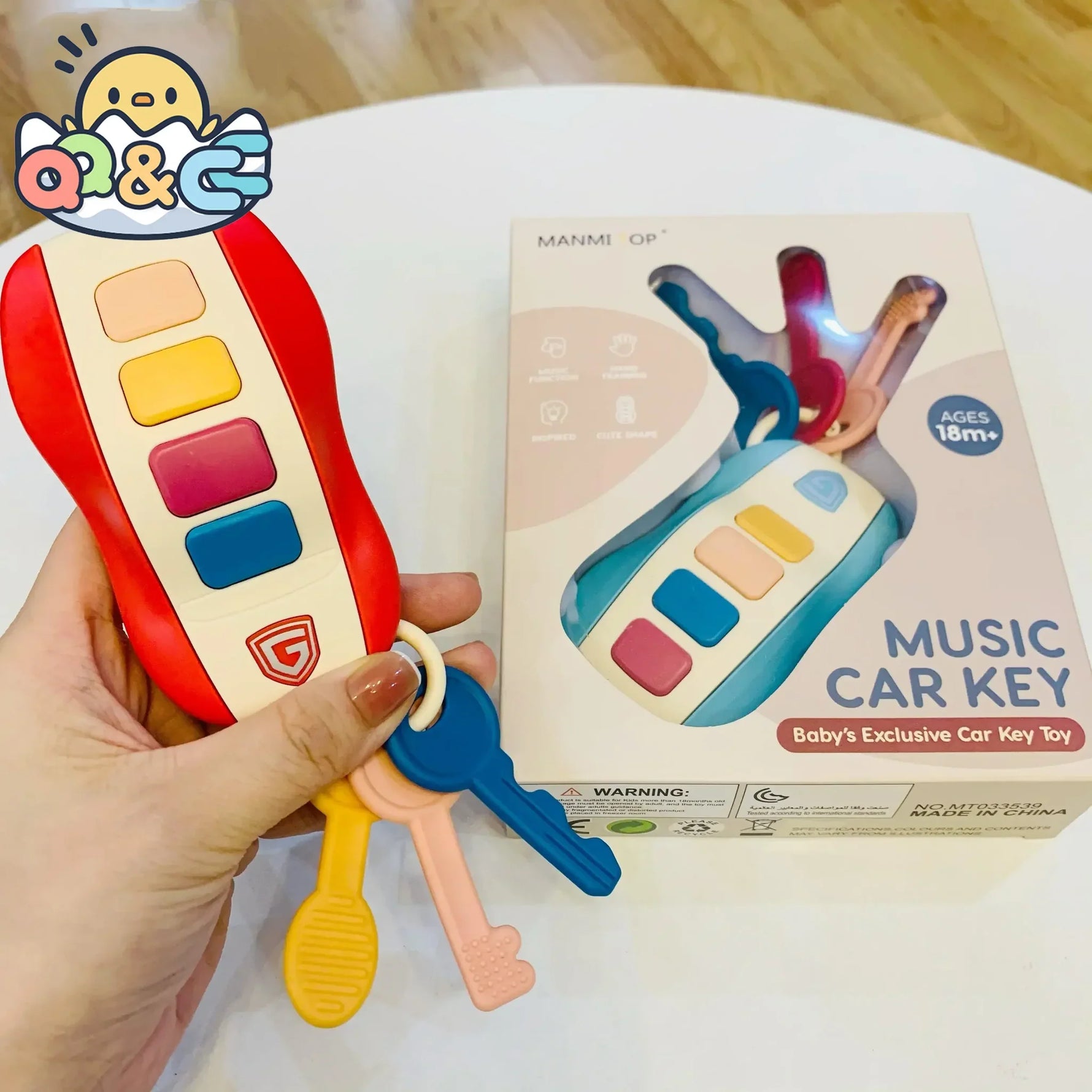 Musikalisches Spielzeugauto für Babys – Mit Tasten und Klängen