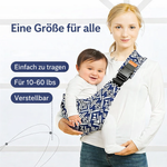 Komfortable Babyttragetasche mit verstellbarem Schultergurt