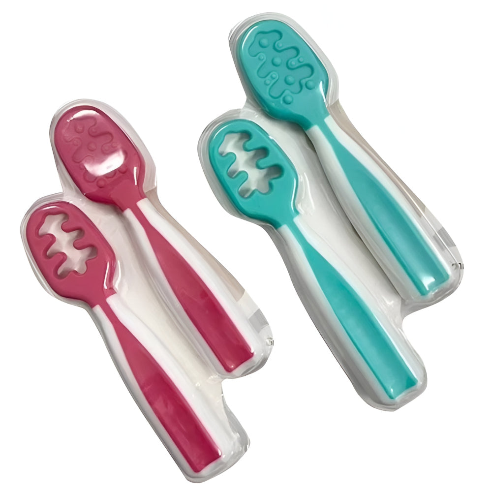 Silikon Löffel Set für Babys – Ideal zum Selbstessen