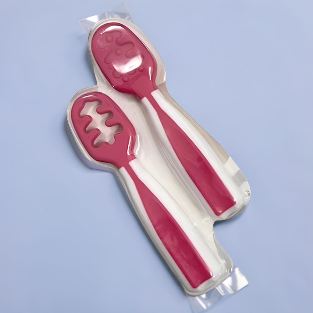 Silikon Löffel Set für Babys – Ideal zum Selbstessen