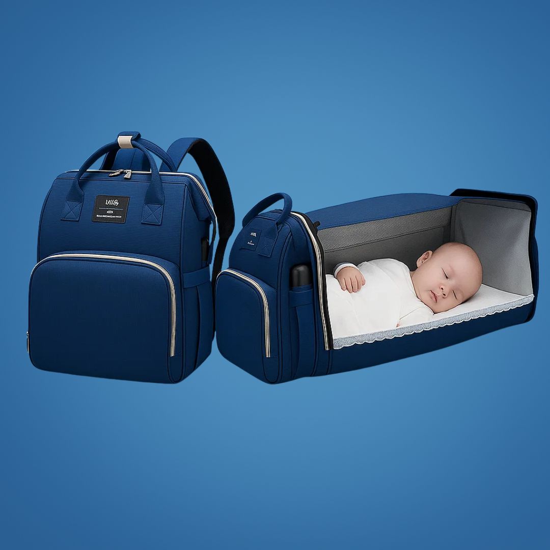 Faltbares Reisebett für Babys – Wasserfestes Design – USB-Ladeanschluss