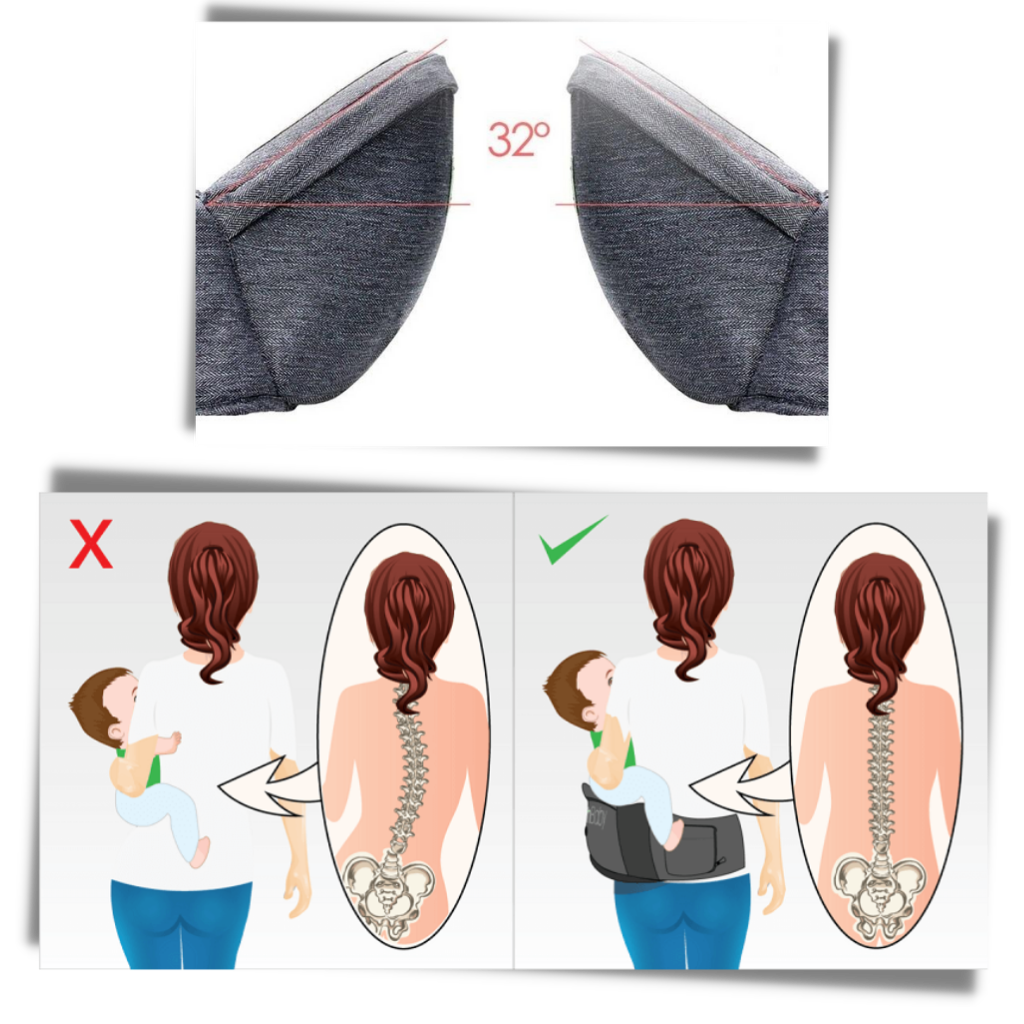 Comfortable Baby Carrier with Ergonomic Design