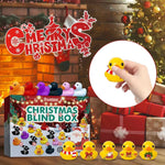 Weihnachtlicher Badeente Adventskalender 2024 mit 24 Überraschungen
