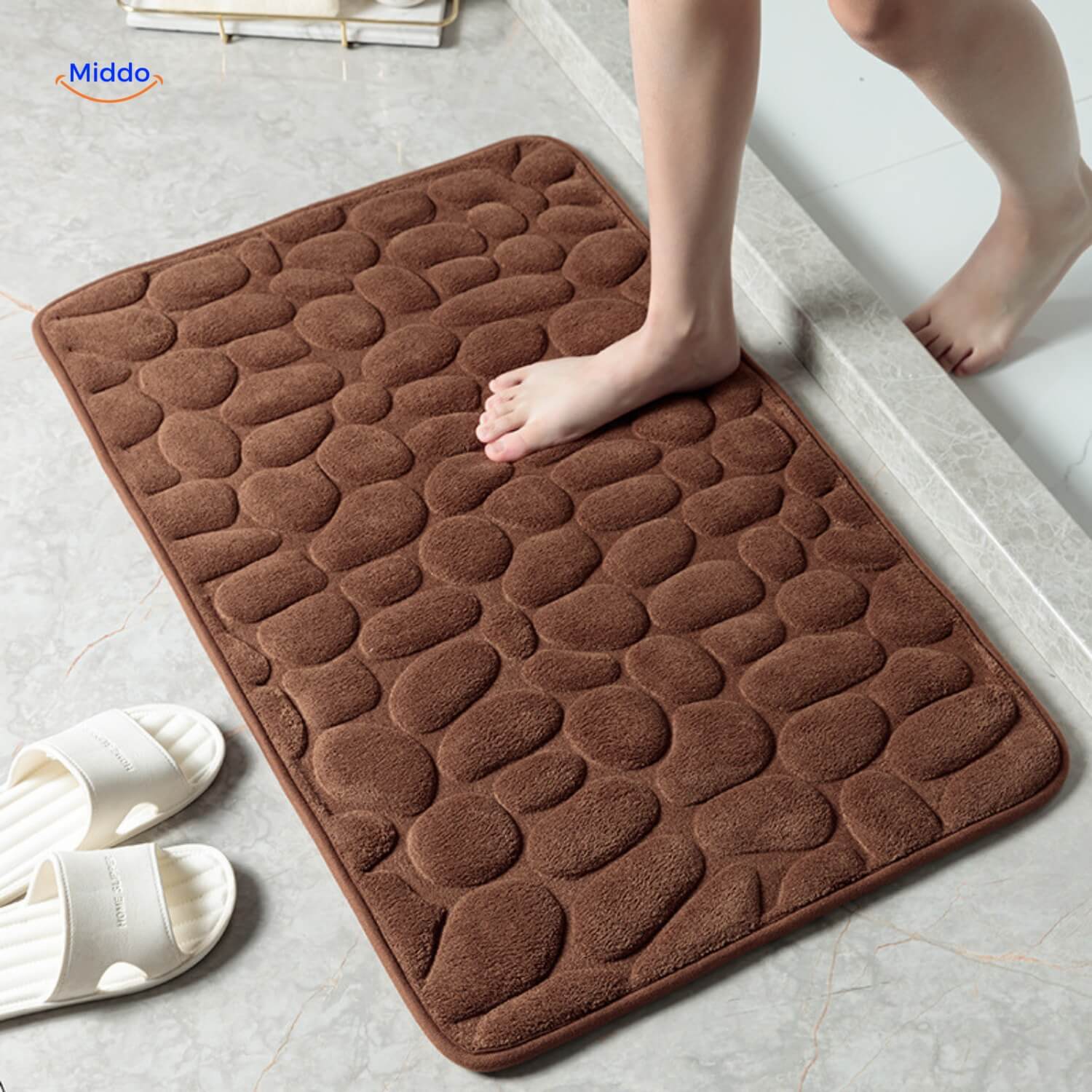 Non-slip Bathroom Mat for More Safety and Style
