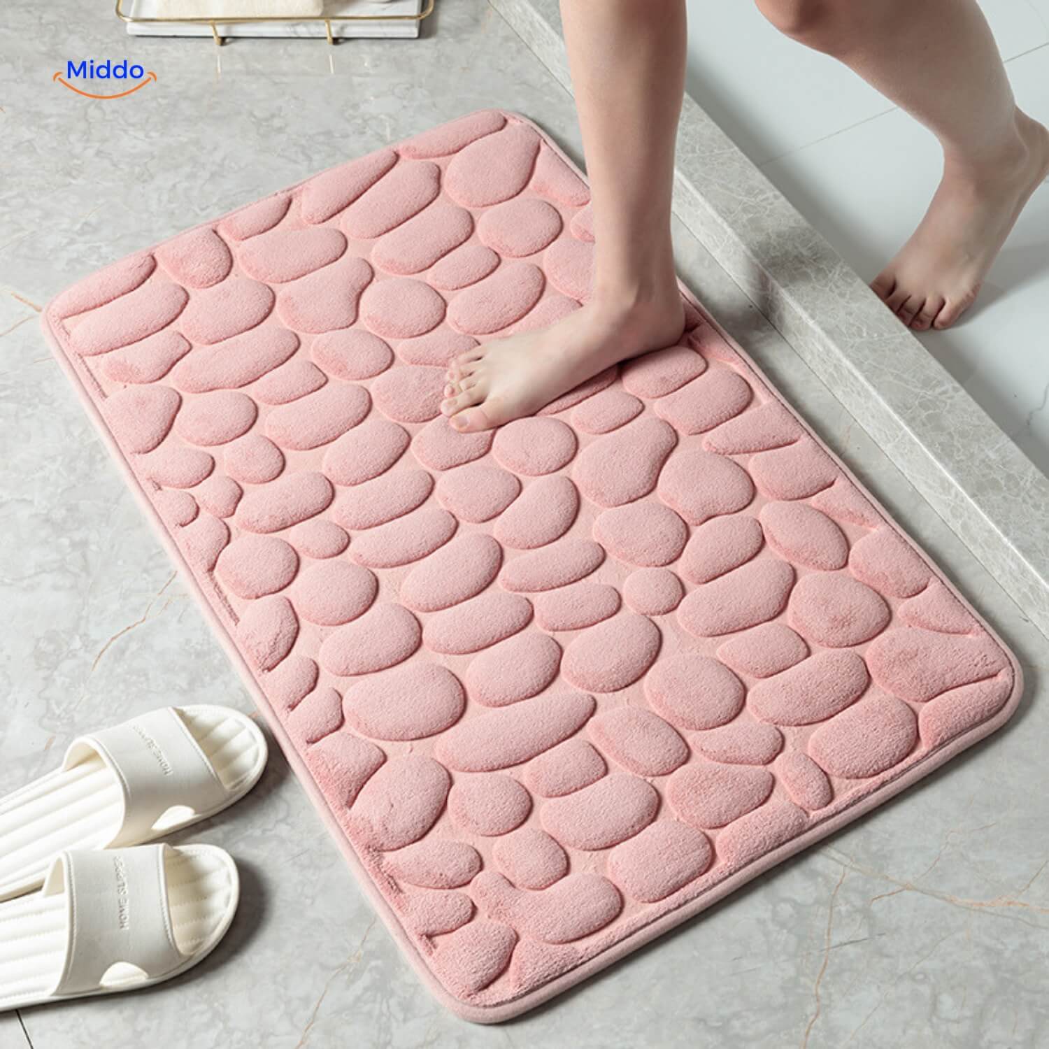 Non-slip Bathroom Mat for More Safety and Style