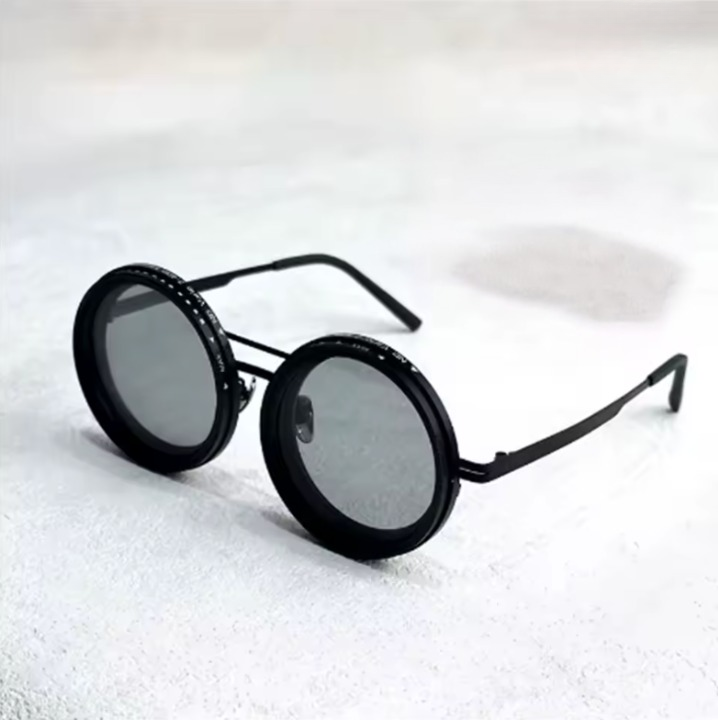 Runde Retro-Sonnenbrille mit UV400 Schutz – Stilvoll und Leicht