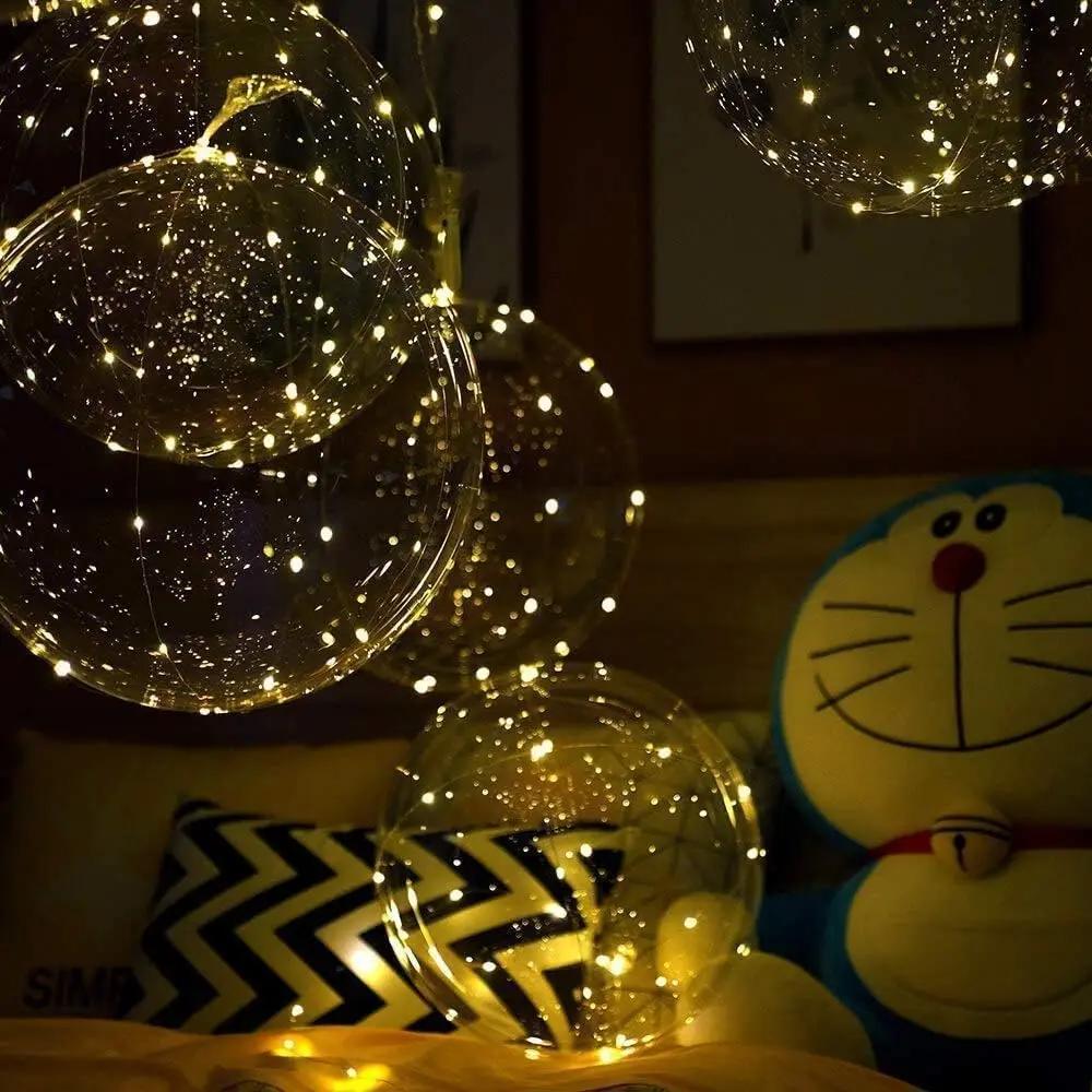 Luftballons mit 10 Stück | Warmweißes Licht für stimmungsvolle Anlässe | Batteriebetrieben
