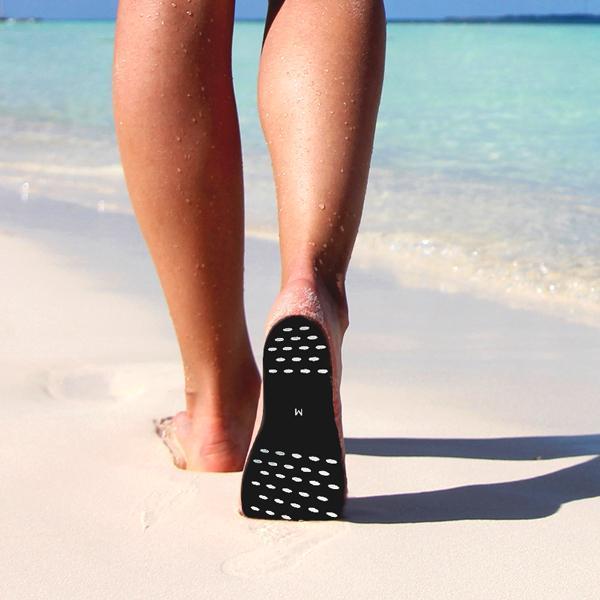 Selbstklebende Fußschutz-Schuhe für jeden Untergrund