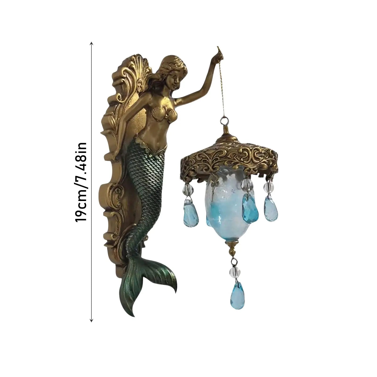 Maritime Elegance: Artistic Wall Sconce in Seashell Design