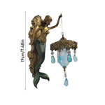 Elegante Barock-Meerjungfrau-Wandlampe – Künstlerische maritime Beleuchtung