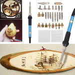 Kreatives Brennset | Holz- und Lederveredlung | Brennwerkzeug Set