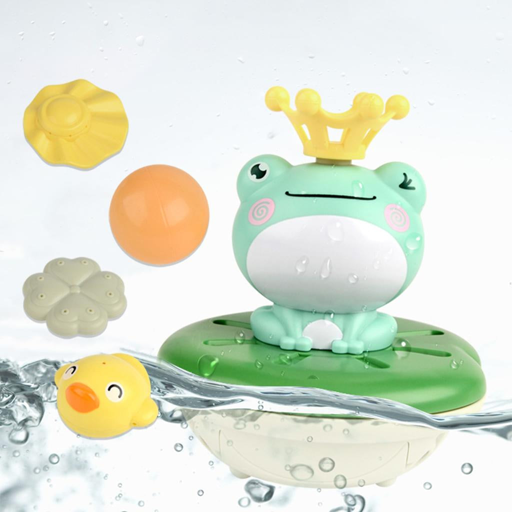 Badespaß mit Freunden - Froschbrunnen Spielzeug für die Badewanne