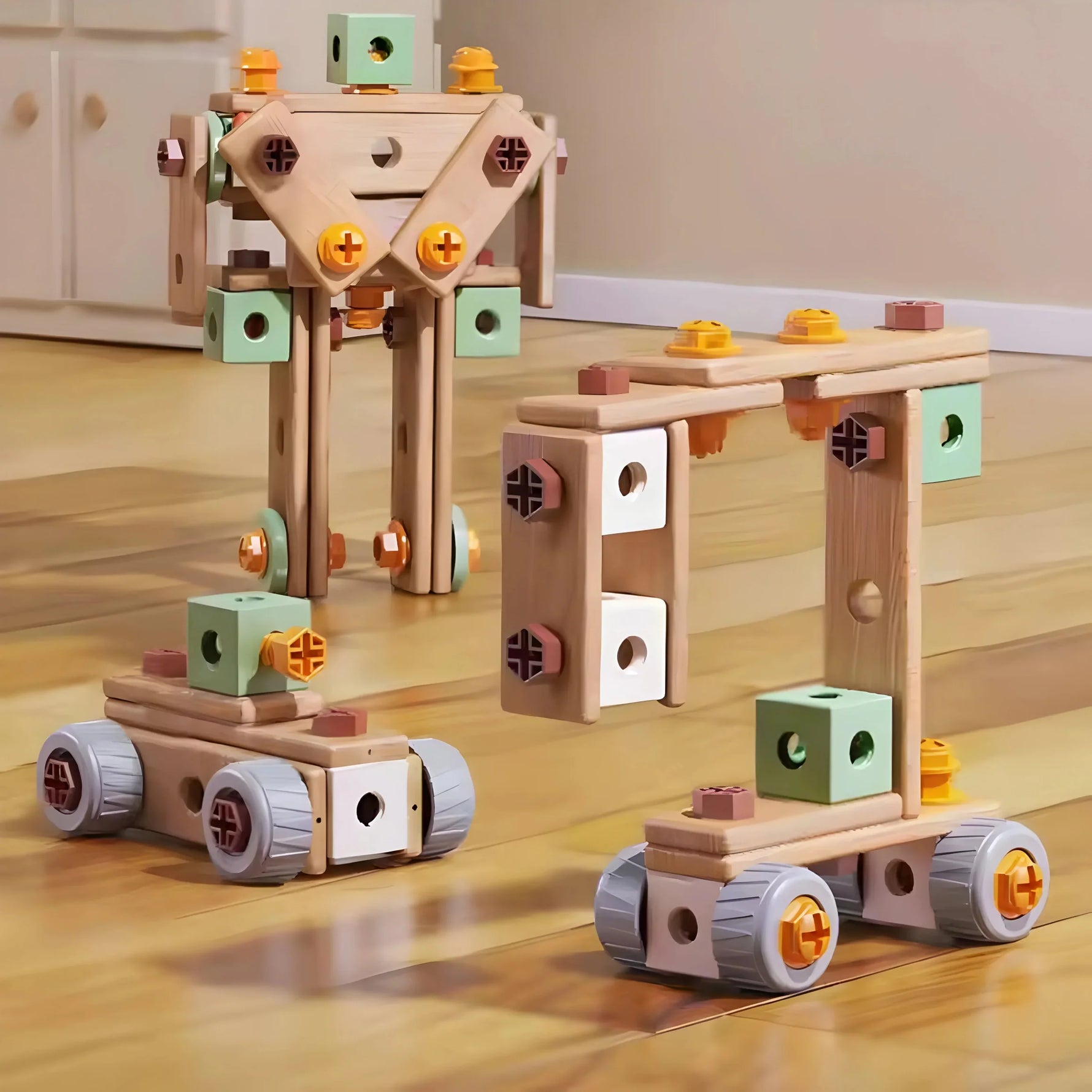 Kreativbaukasten für kleine Baumeister und Erfinder