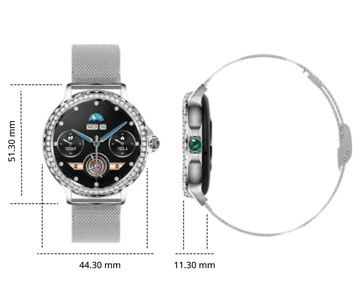Elegante Multifunktions-Smartwatch für Frauen